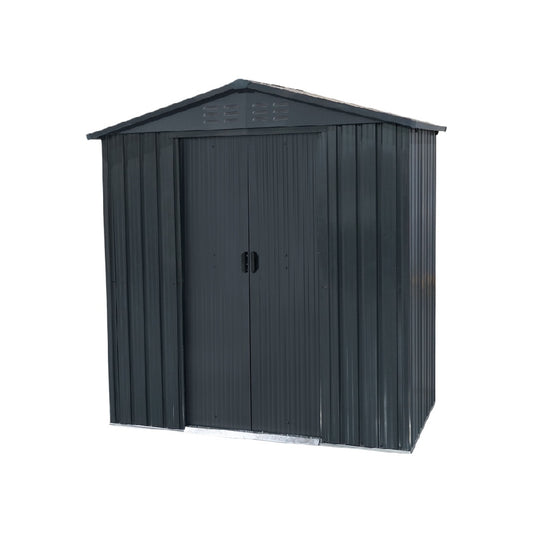 Abri de jardin en métal pour rangement extérieur - mesures de protection et de stockage - métal galvanisé - 150 x 100 x 200