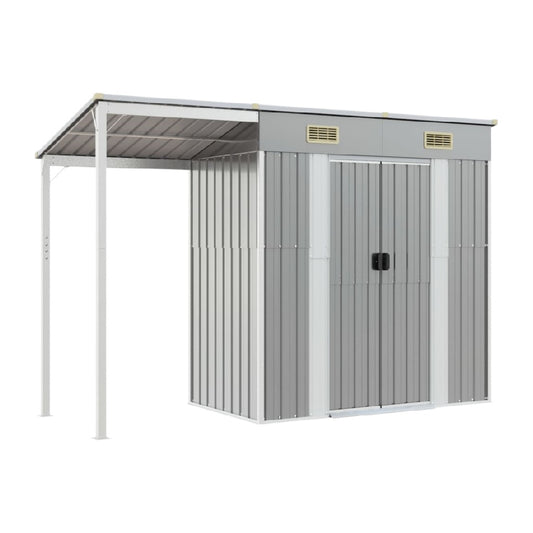 Abri de jardin en métal pour rangement d'outils - 250 x 150 x 200