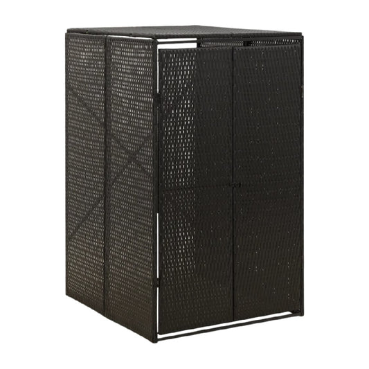 Meuble de rangement en résine tressée pour extérieur - 60 x 45 x 90