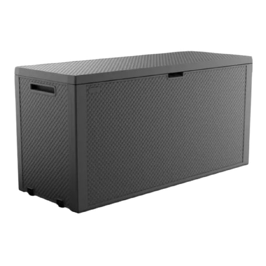 Coffre de rangement extérieur en résine - Utilisation pour le stockage d'objets - 120 x 45 x 60