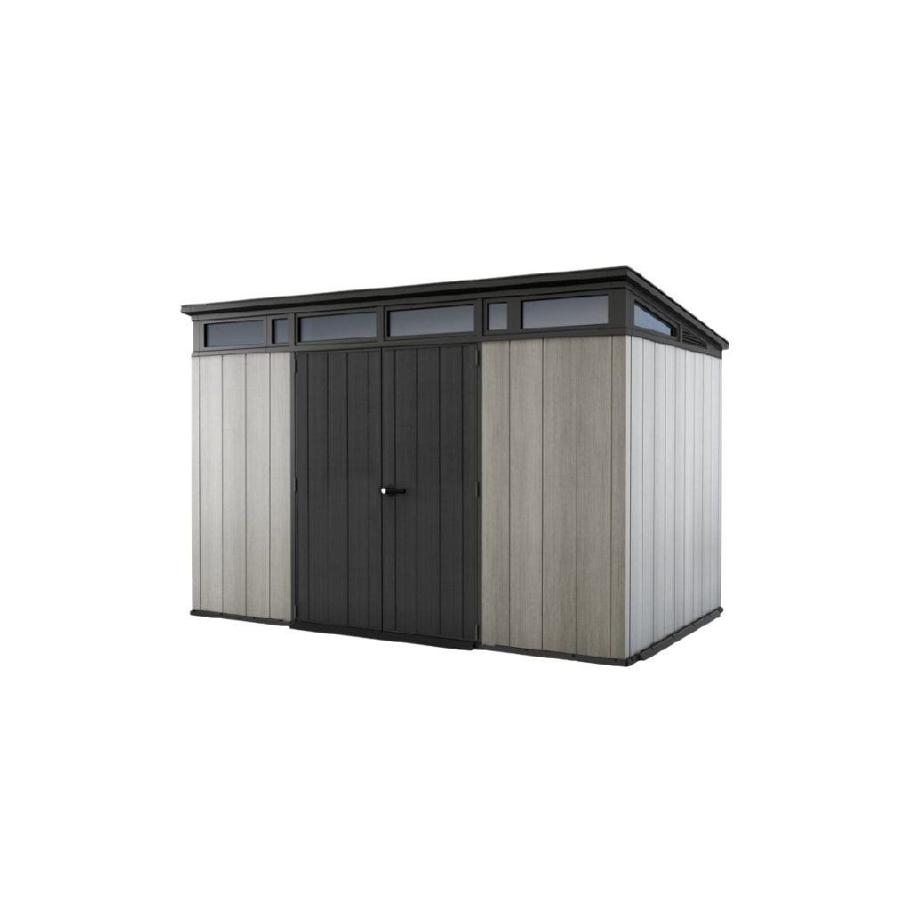 Abri de jardin en résine pour espace extérieur - 240 x 180 x 200