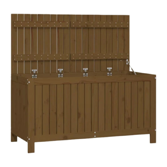 Coffre de rangement pour jardin en bois traité - 150 x 75 x 90
